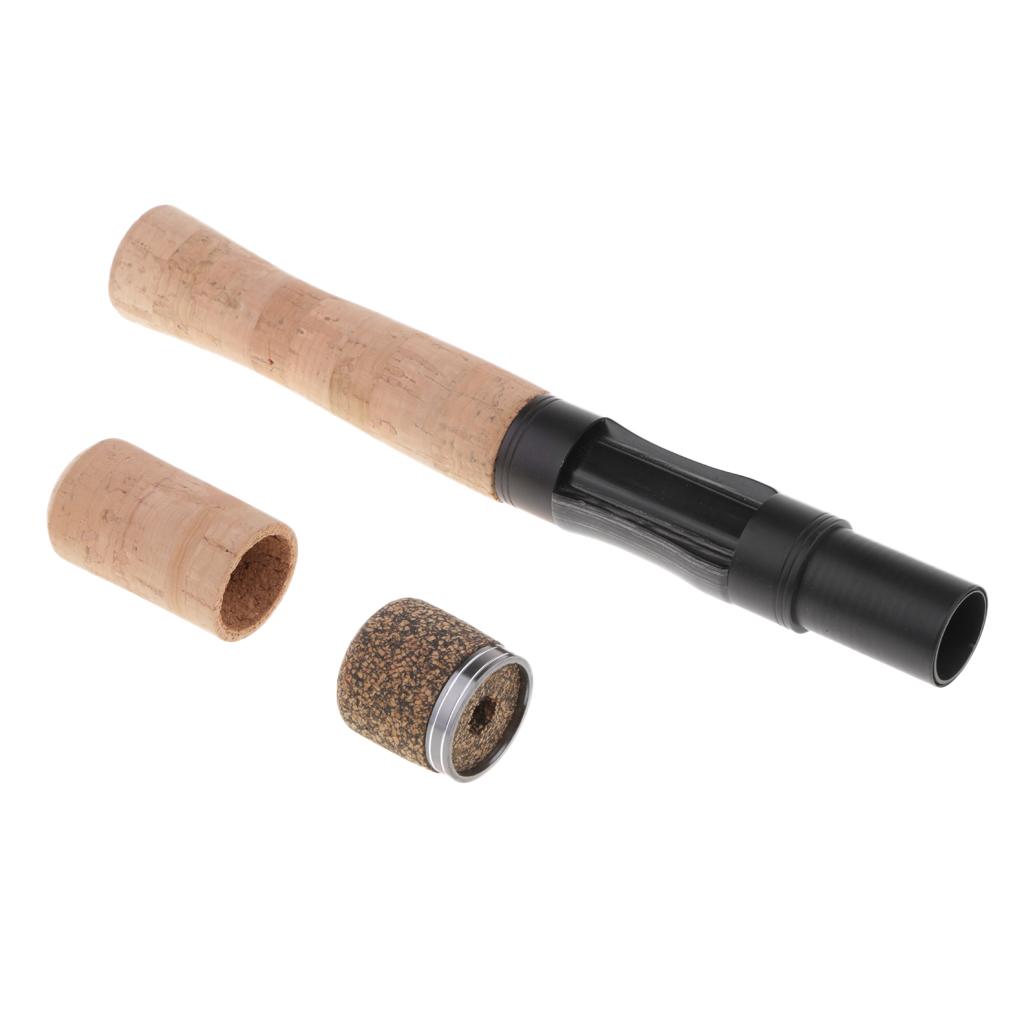 Fishing Rod Handle Grip Solid Wood Reel Seat Fishing Rod Repair Building Kit