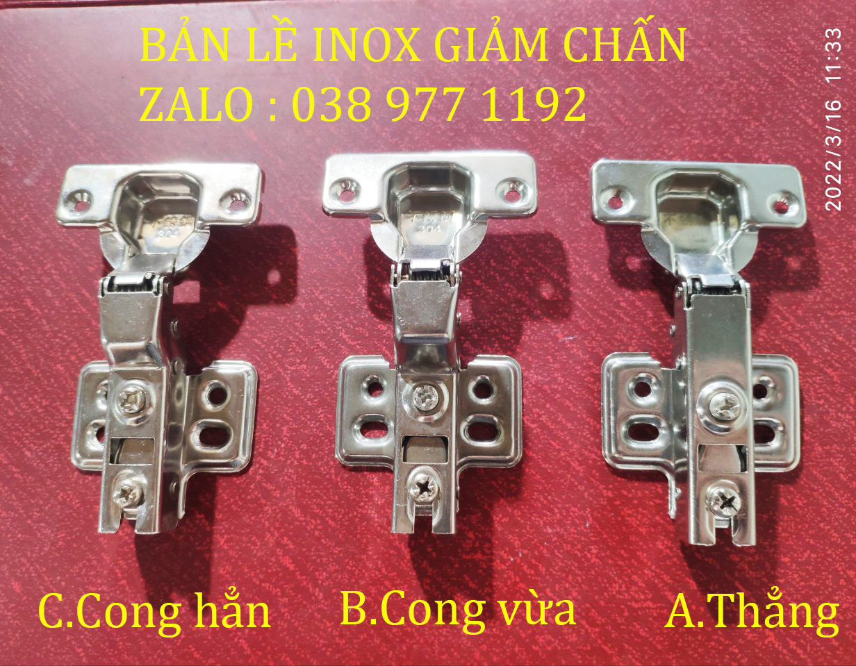 Bản lề inox giảm chấn giá tốt