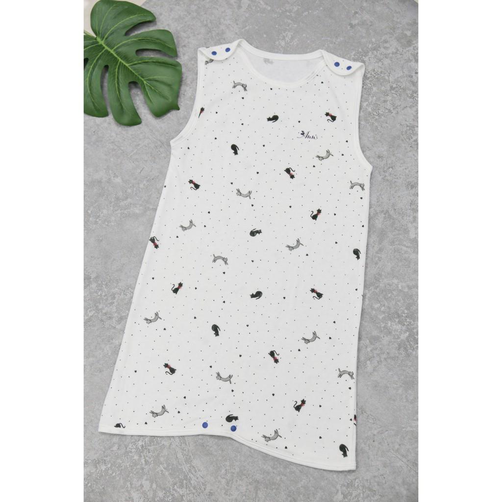 Áo ngủ sát nách cho bé sơ sinh