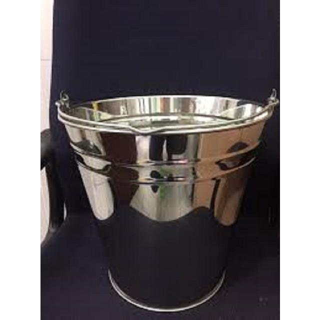 Xô inox 304 ,Xô 1 quai đựng đá, ướp lạnh đồ uống. Size : 19cm ,25 cm