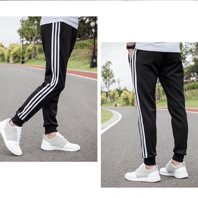 Quần JOGGER 3 sọc bo chân chất thun nỉ mềm mịn thiết kế NĂNG ĐỘNG, TRẺ TRUNG