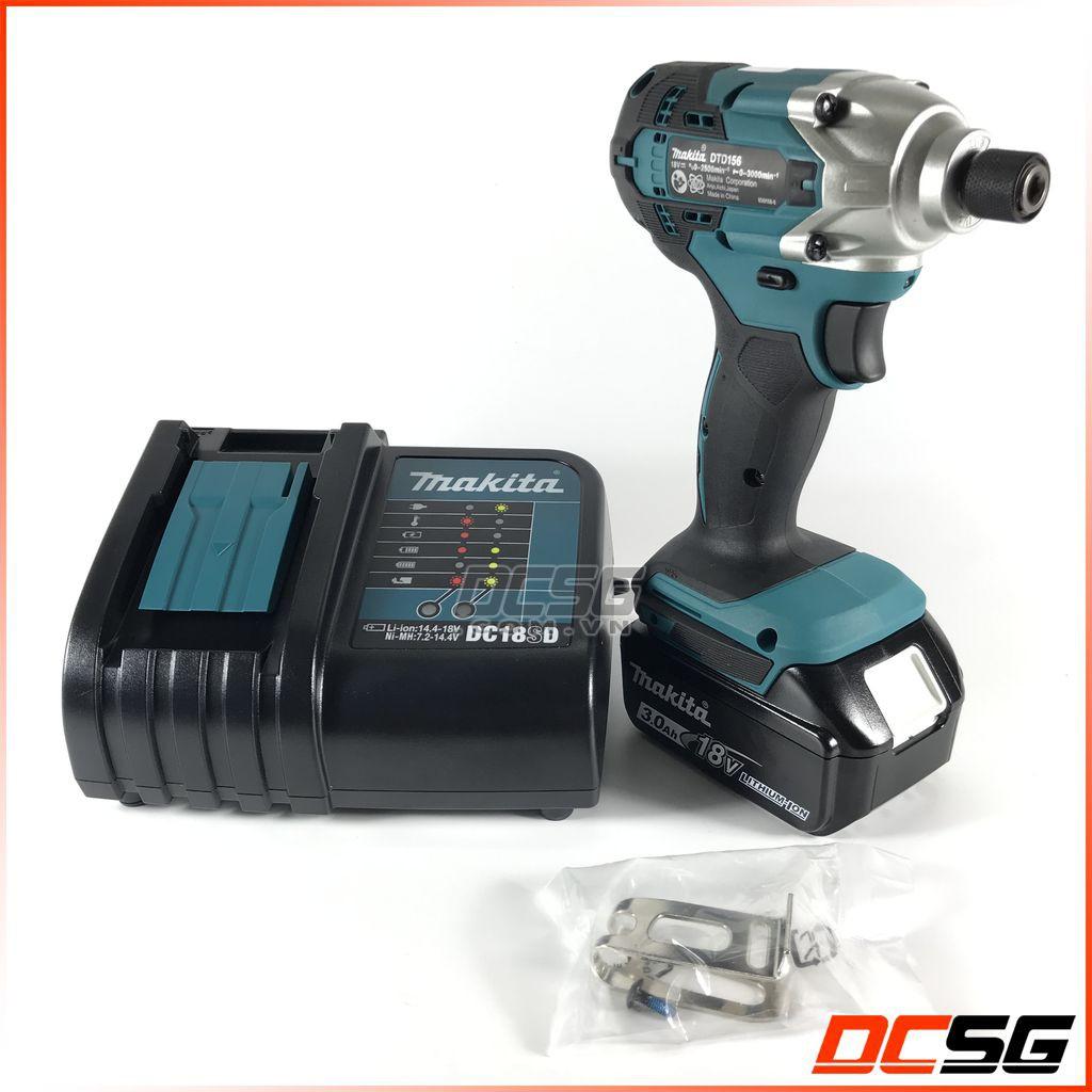 Máy vặn vít 155N.m dùng pin 18V Makita DTD156SF