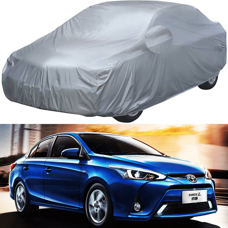 Bạt Phủ xe Ô Tô Yaris Sedan, Bạt Trùm Xe Hơi Chắn Nắng Chất Vải Dù Siêu Bền Chống Mưa Nắng Bảo Vệ xe