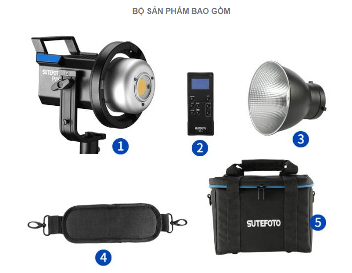 ĐÈN LED STUDIO SUTEFOTO 80W