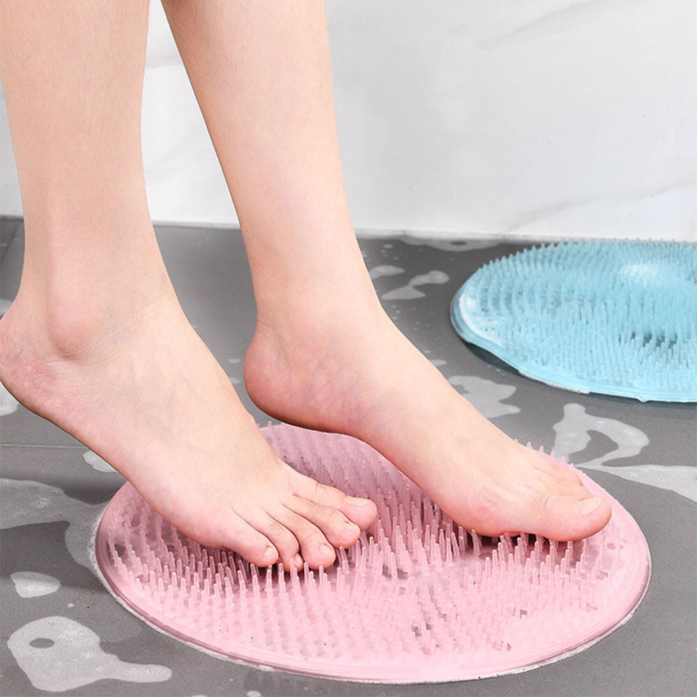 Tấm Silicon chà lưng massage lưng, massage chân hút chân không tiện lợi - Hàng loại 1 Henrysa