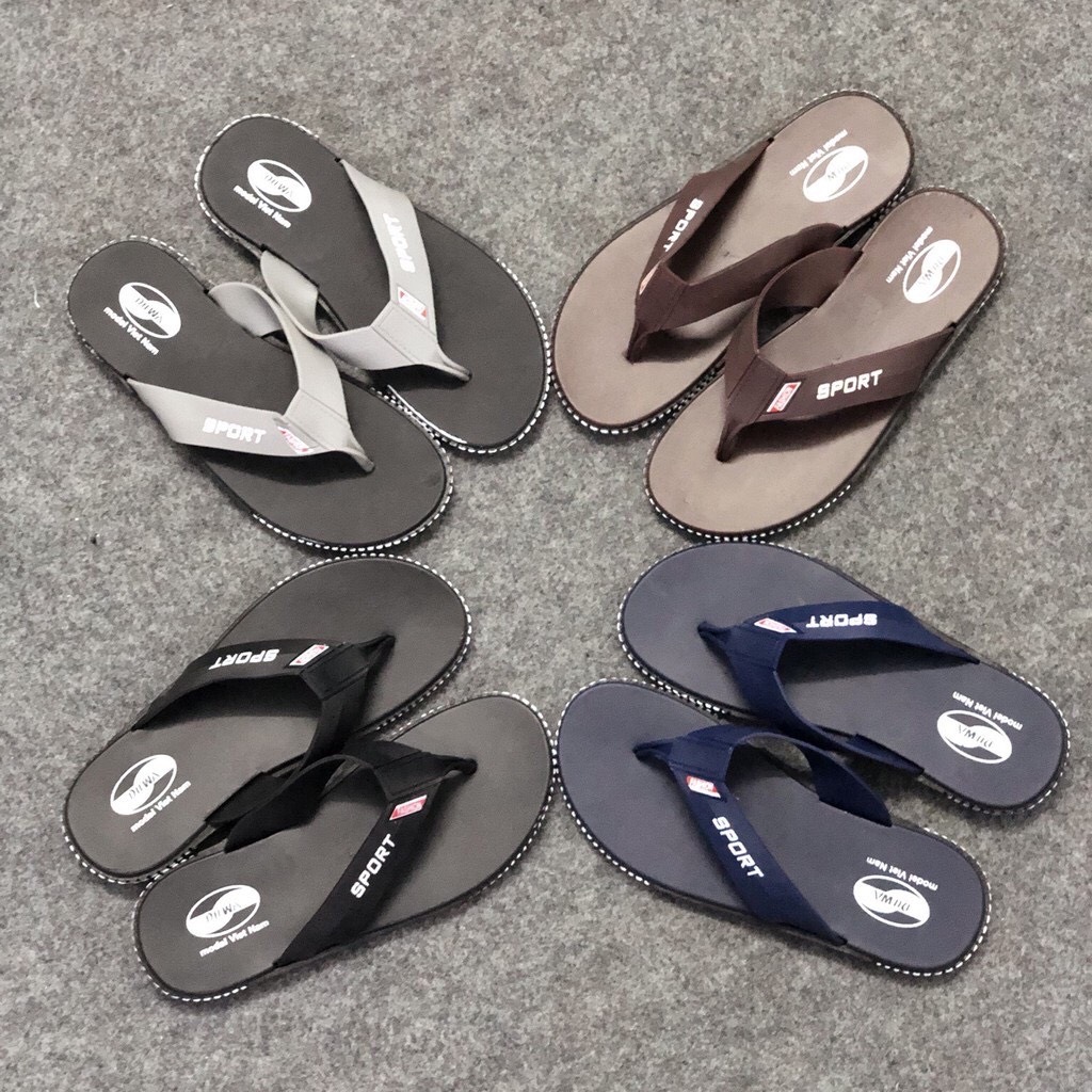 Dép kẹp cao su xỏ ngón Sport Fuco nam nữ đi mưa IDEP - DL020