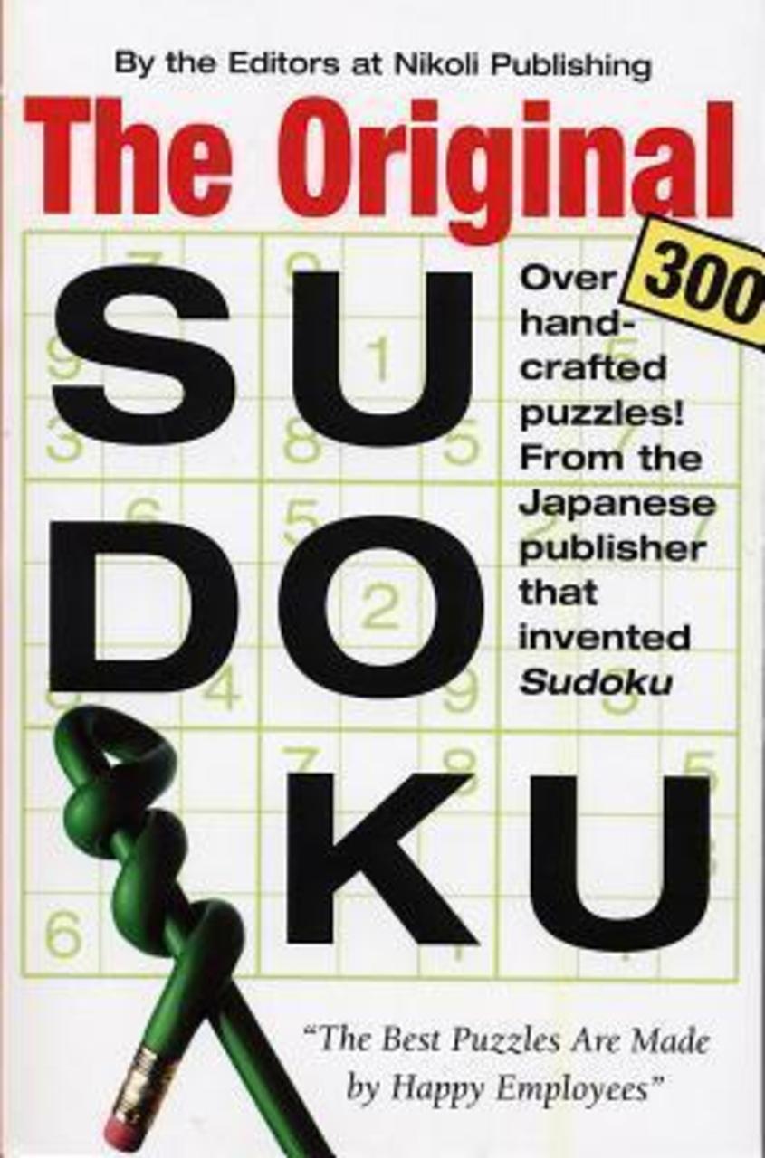 Sách - Original Sudoku by Editors of Nikoli Publishing (US edition, paperback)