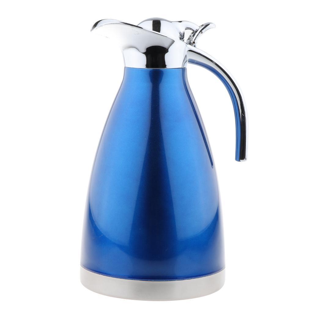 Stainless Steel Double Wall Vacuum Insulated Carafe Silvery