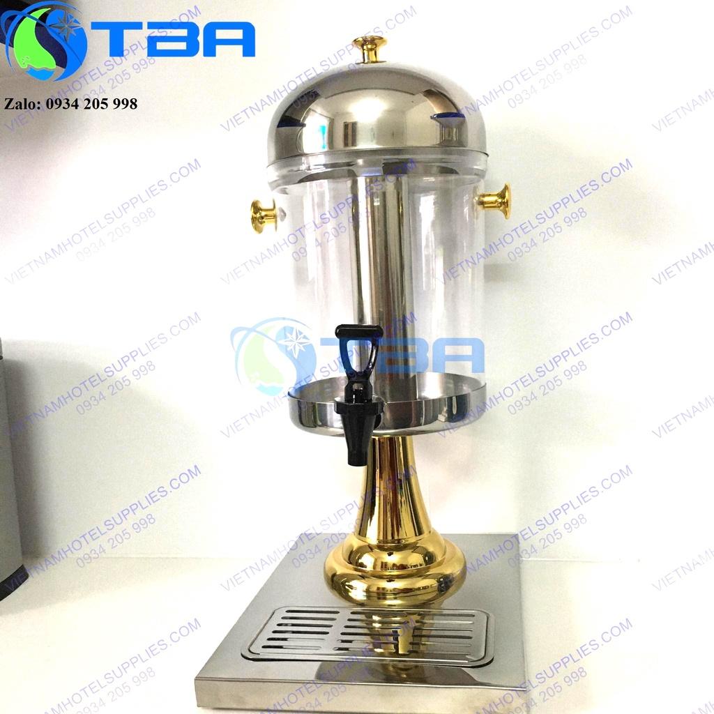 Bình nước trái cây 8L chân mạ vàng chất lượng cao