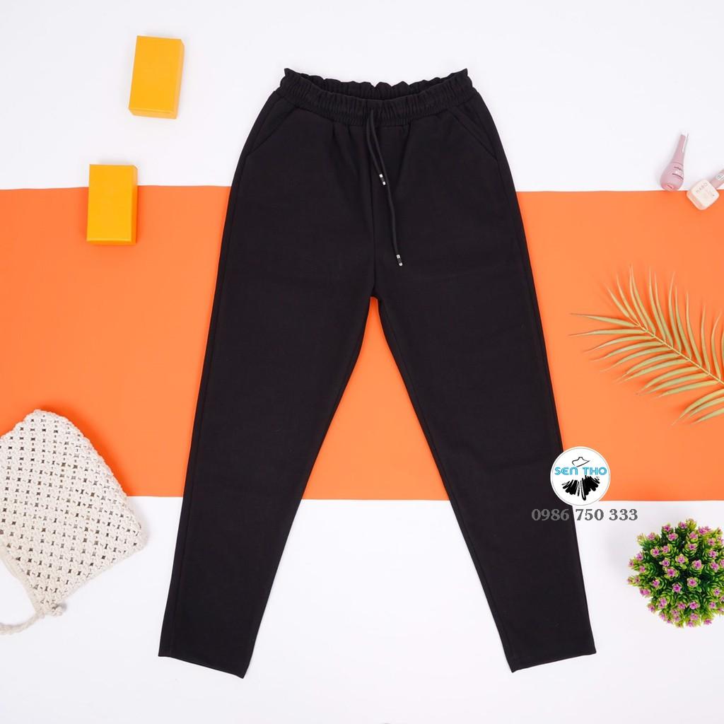 Quần Jogger Nữ Dạ Hàn Mẫu Mới Chất Vải Dày Dặn, Dáng Trẻ Trung Năng Động
