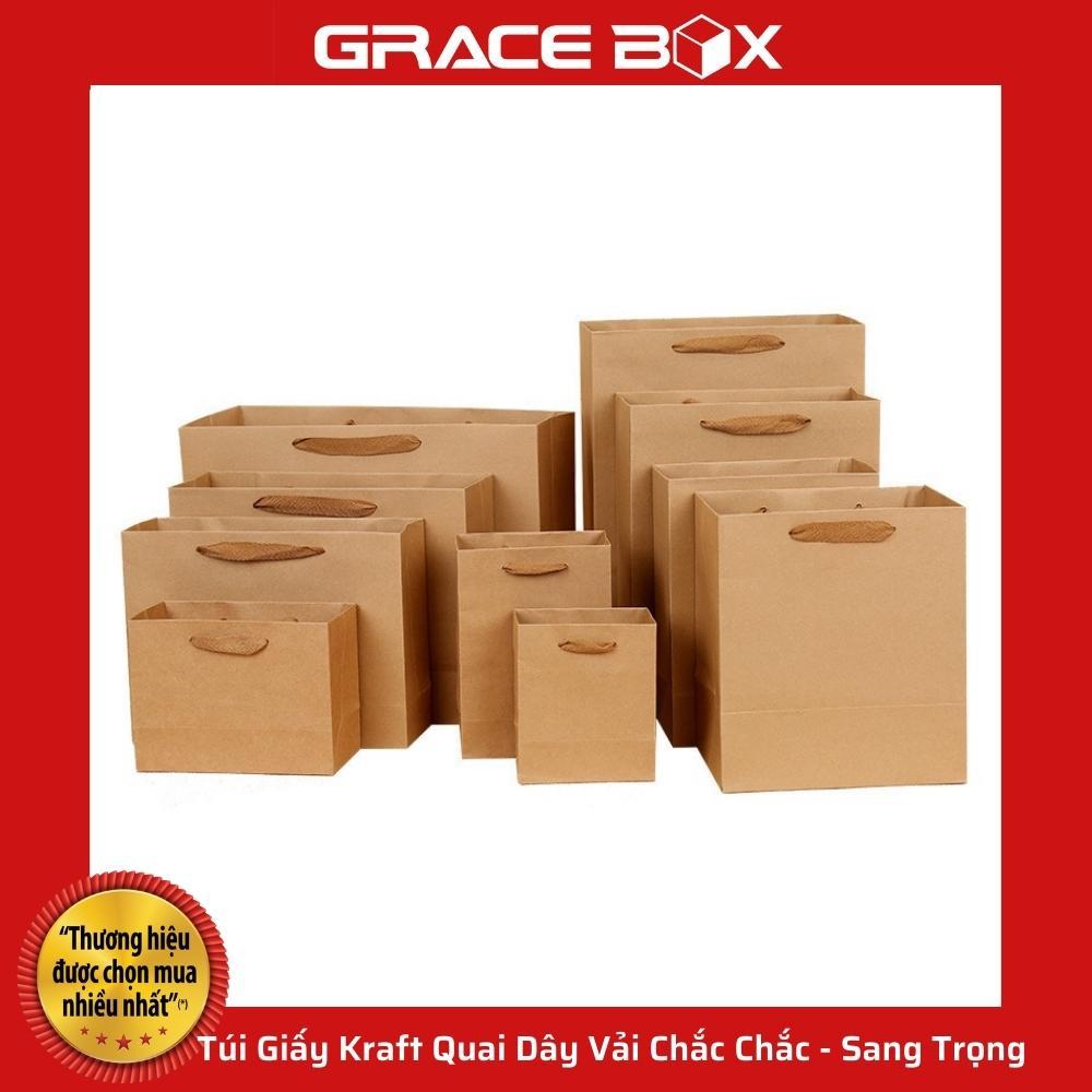 Túi Giấy Kraft Quai Dây Vải Chắc Chắc - Sang Trọng