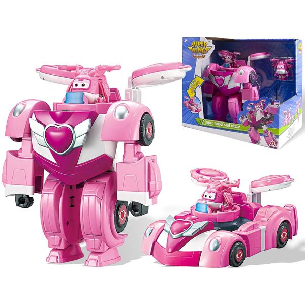 Đồ Chơi Siêu Robot Biến Hình Xe Đua - Dizzy Khéo Léo - Super Wings EU770354