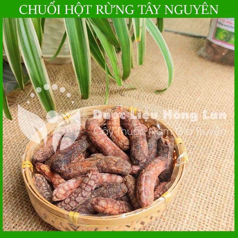 Chuối Hột Rừng khô Tây Nguyên đóng gói 1kg