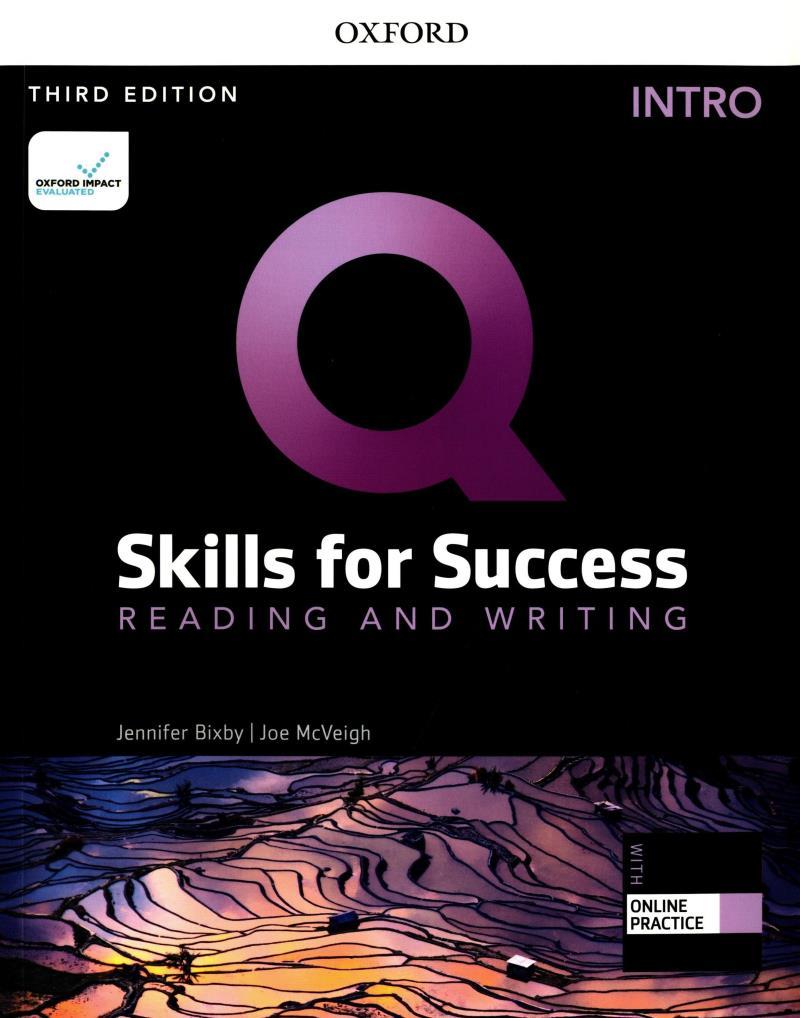 Q: Skills For Success: Intro Level: Reading And Writing Student Book With iQ Online Practice - 3rd Edition