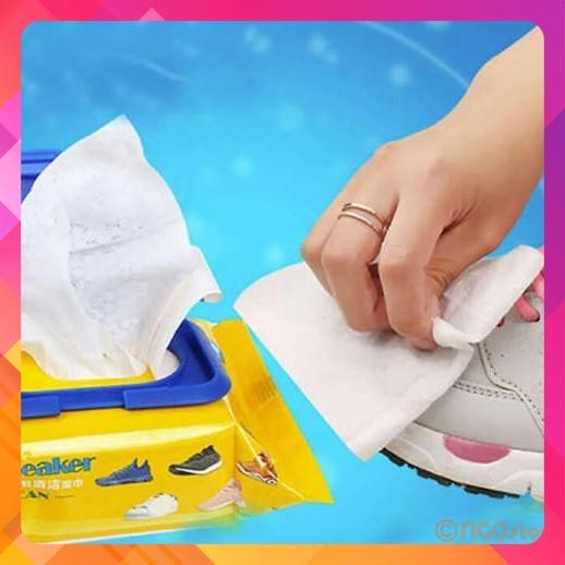 Khăn Giấy Lau Giày Sneaker Thần Thánh Bịch 30 Tờ