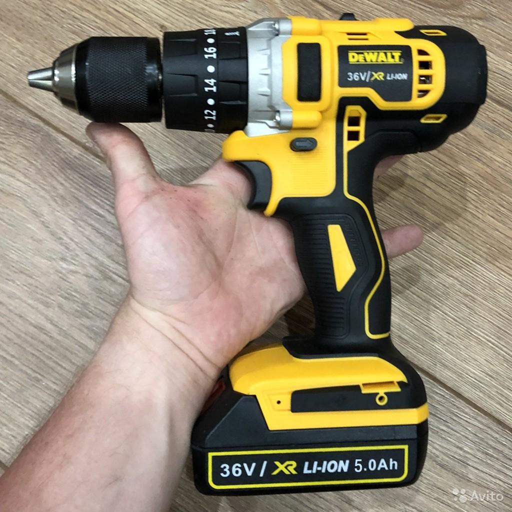 Máy Khoan Pin DEWALT 36V Có Búa - TẶNG 1 MŨI KHOAN - Khoan bê tông, Đầu kẹp 13ly - Máy Bắt Vít Động cơ 775 - Lõi Đồng