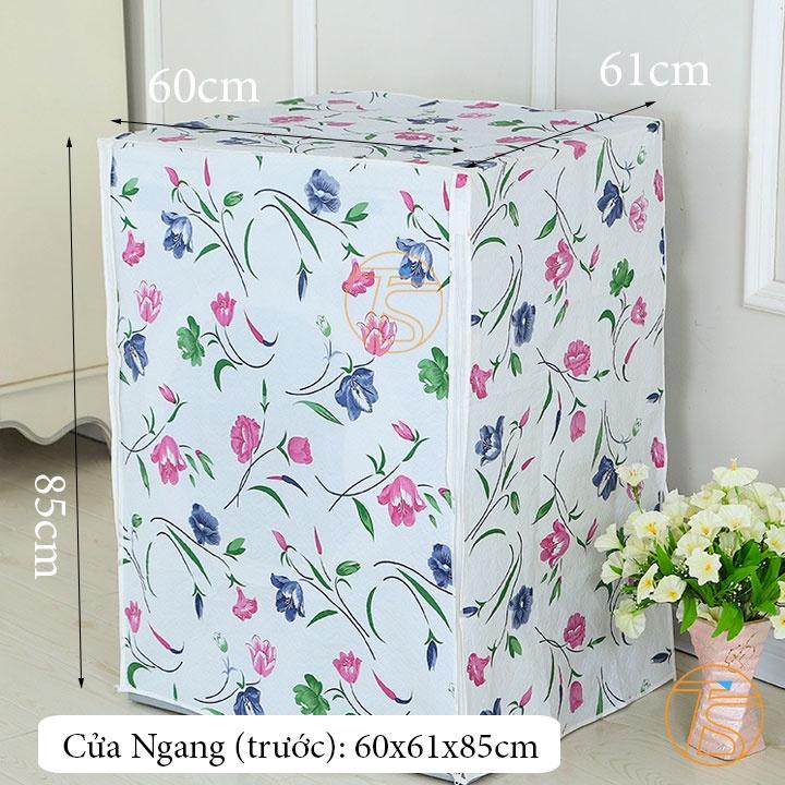 Áo Trùm Máy Giặt Cho Cửa Trên Và Cửa Ngang Dưới 12kg PEVA Dày 2 Lớp Chống Bụi Chống Nước, Washing-Machine Cover
