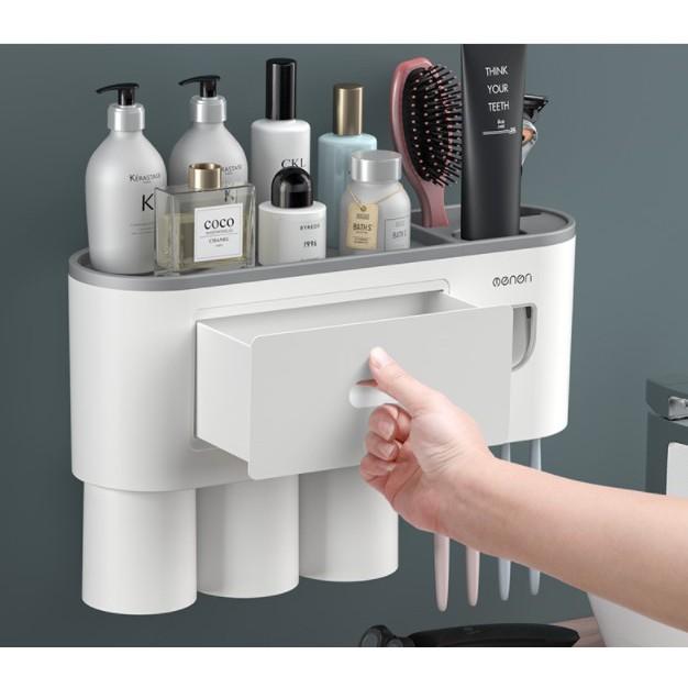 BỘ NHẢ KEM ĐÁNH RĂNG TỰ ĐỘNG - GIÁ ĐỂ BÀN CHẢI