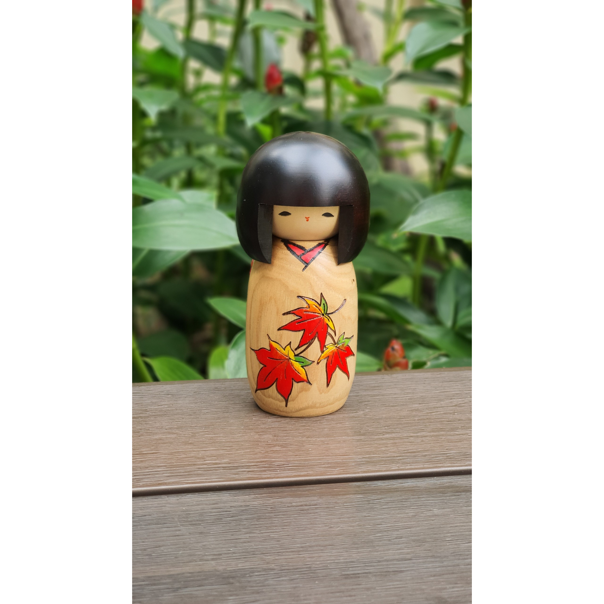 Búp bê Kokeshi, búp bê gỗ, búp bê handmade làm từ gỗ, món quà lưu niệm ý nghĩa của Nhật Bản