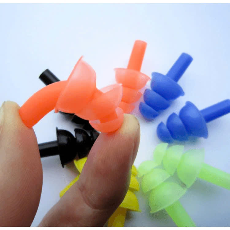 Bộ kit đi bơi bịt tai và bịt mũi  chất liệu Silicon cao cấp ( Giao màu ngẫu nhiên )