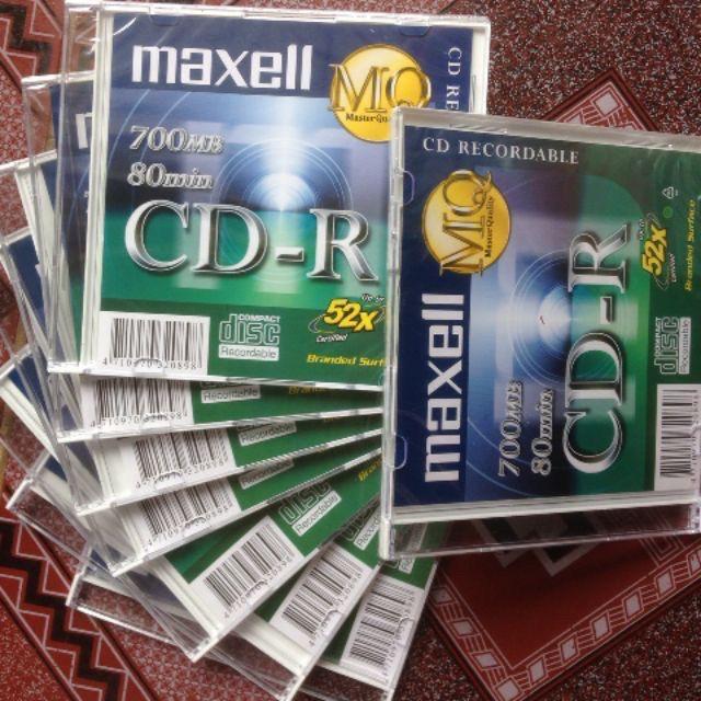 Hộp 10 cái cd Maxell