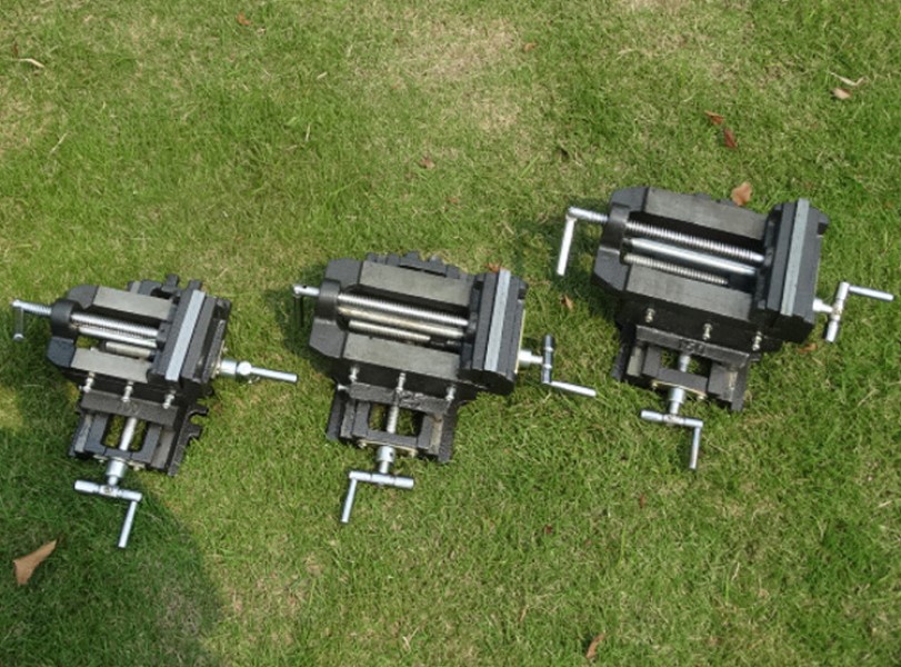 Bàn trượt 2 chiều kết hợp ê tô 3 tầng lắp khoan bàn 5 inch