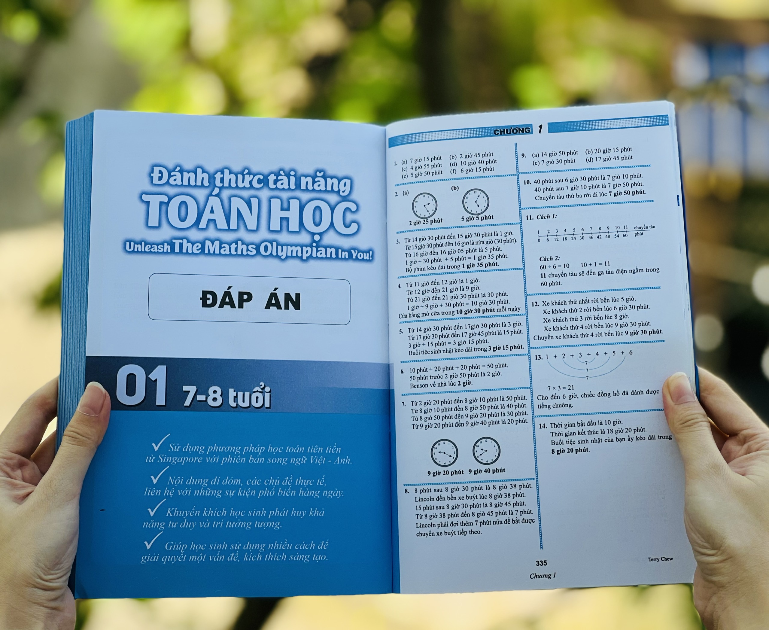 Sách đánh thức tài năng toán học 1, toán lớp 1, toán lớp 2 ( 7 -  8 tuổi )