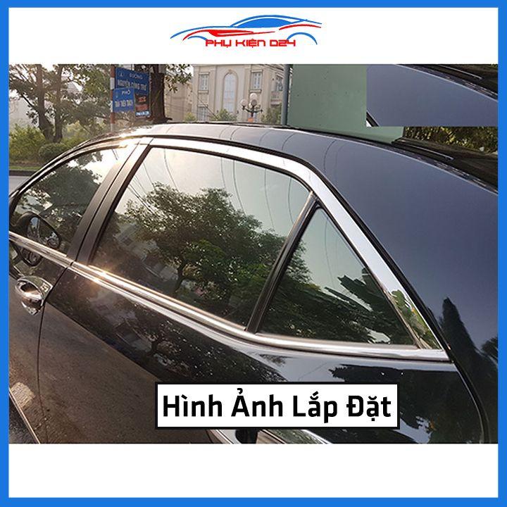 Bộ nẹp viền cong kính Inox Cho Altis 2017 2018 2019 2020