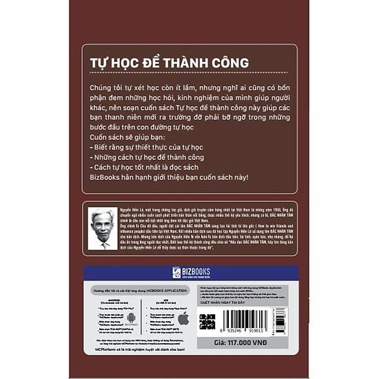 Tự Học Để Thành Công (Tặng E-Book Bộ 10 Cuốn Sách Hay Về Kỹ Năng, Đời Sống, Kinh Tế Và Gia Đình - Tại App MCbooks)