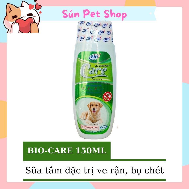 Sữa tắm trị ve rận, bọ chét cho chó mèo Bio Care 150ml