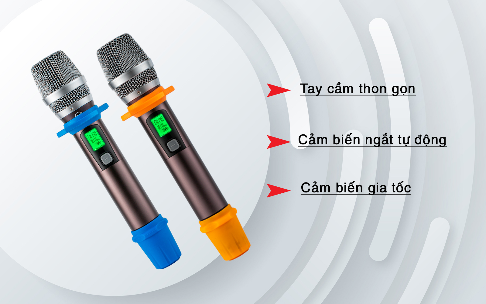 Micro Không Dây VinaKTV USS 800 - Hàng Chính Hãng