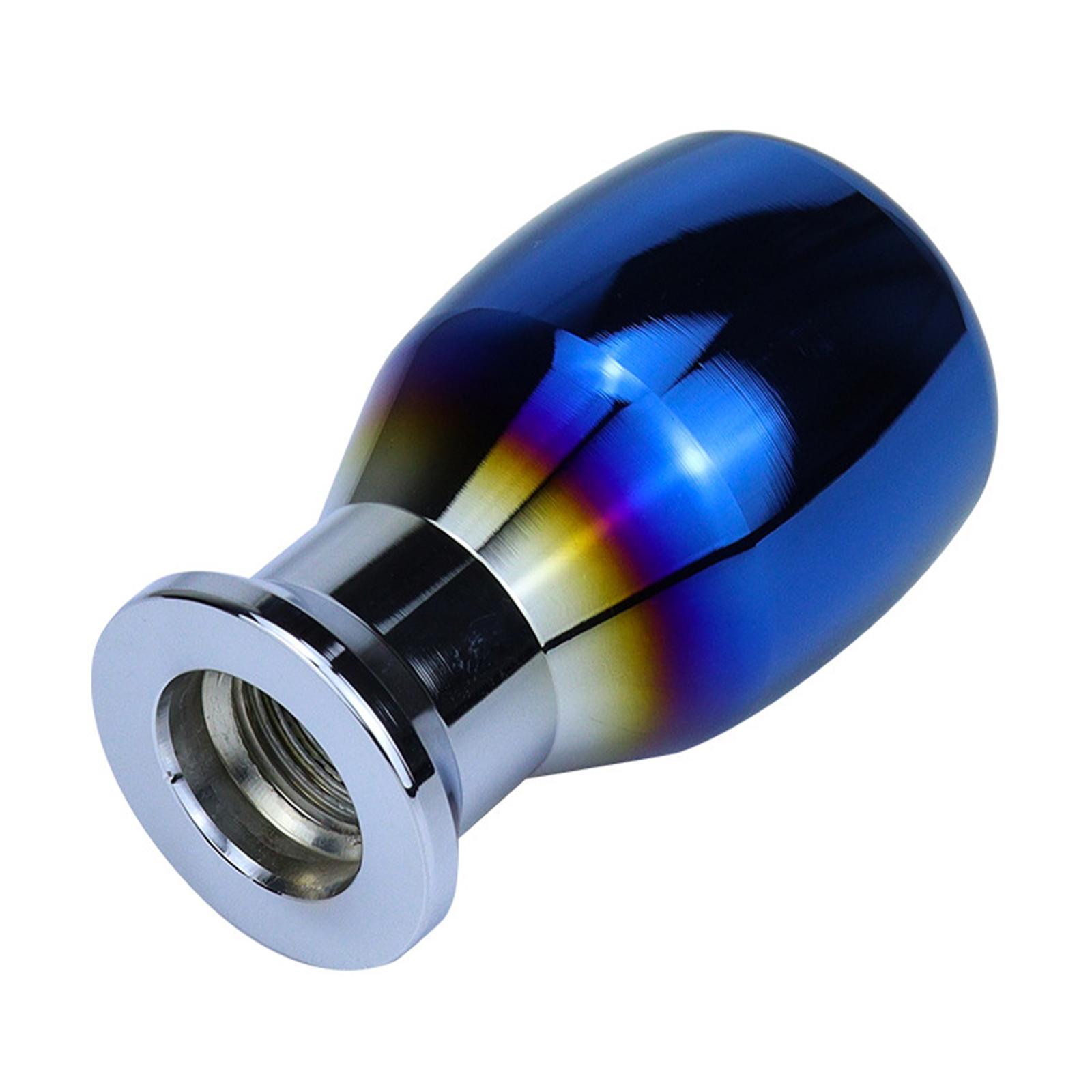 Aluminum Alloy Gear Knob with 3 Threaded Adapters Replacement Car Interior Accessories Universal for Most Manual Vehicles