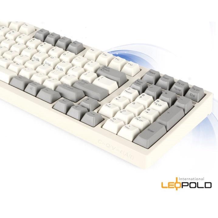 Bàn Phím Cơ Máy Tính Hiệu Leopold FC980C White Grey - Topre Switch -  Hàng Chính Hãng