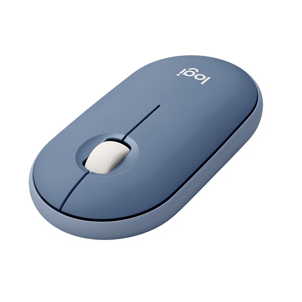 Chuột không dây Logitech Pebble M350 màu xanh dương (Blue Berry)(910-006667)- Hàng chính hãng