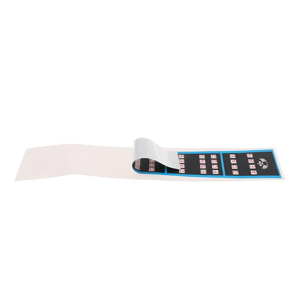 Violin Chart Finger Sticker Guide Intonation Chart for Violin Parts