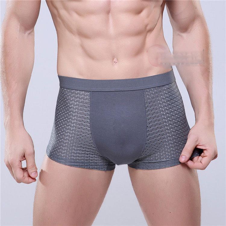 Bộ 5 quần boxer nam thông hơi phối cotton, quần sịp đùi nam mã D02