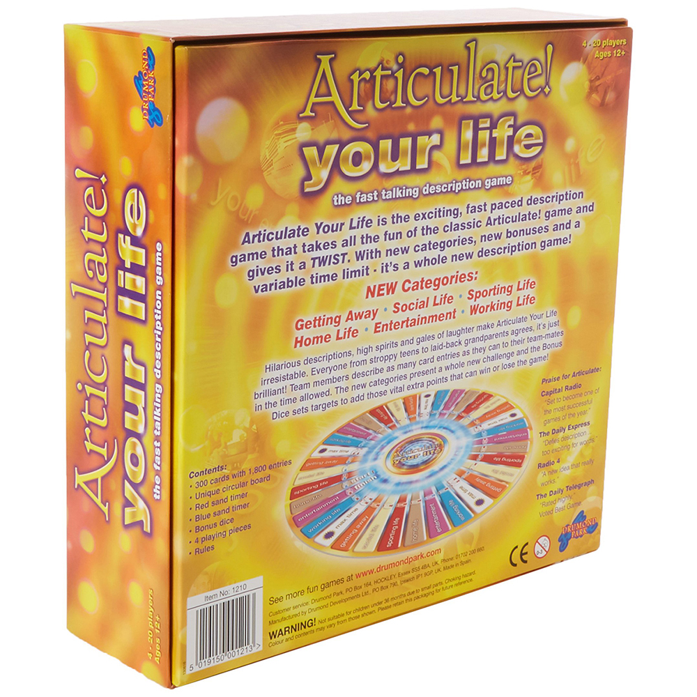 Bộ Board Game Articulate Your Life trò chơi mô tả chữ phiên bản mới lạ thú vị