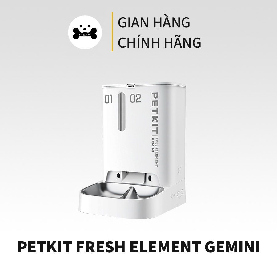 Máy cho ăn tự động Petkit Gemini - PETKIT FRESH ELEMENT GEMINI