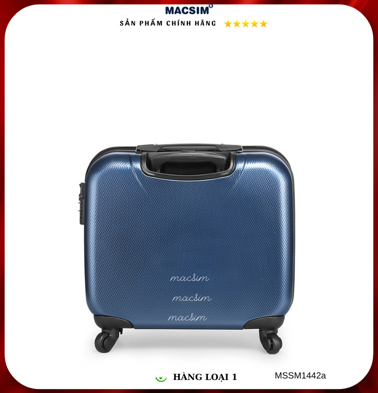 Vali cao cấp Macsim Smooire MSSM1442-a cỡ 16 inch màu Blue - Hàng loại 1