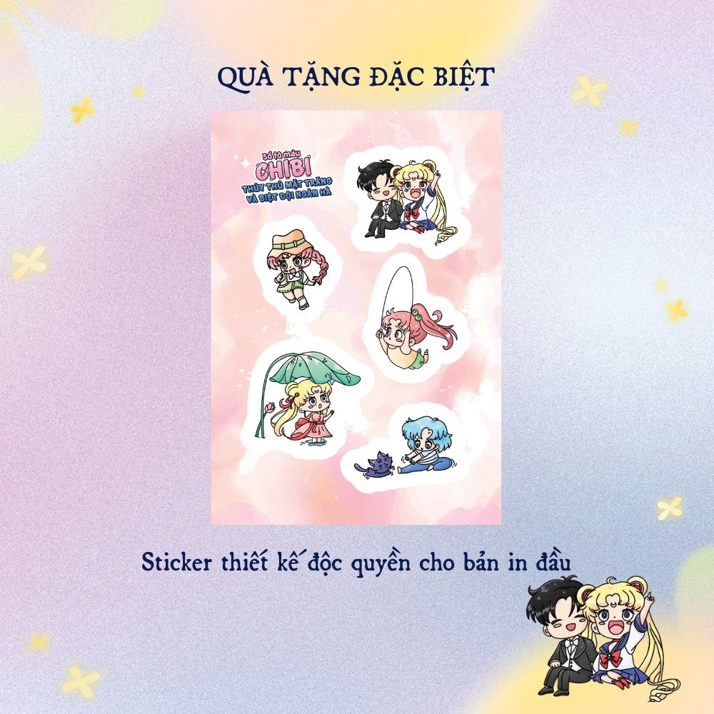Sổ Tô Màu Chibi: Thủy Thủ Mặt Trăng Và Biệt Đội Ngân Hà