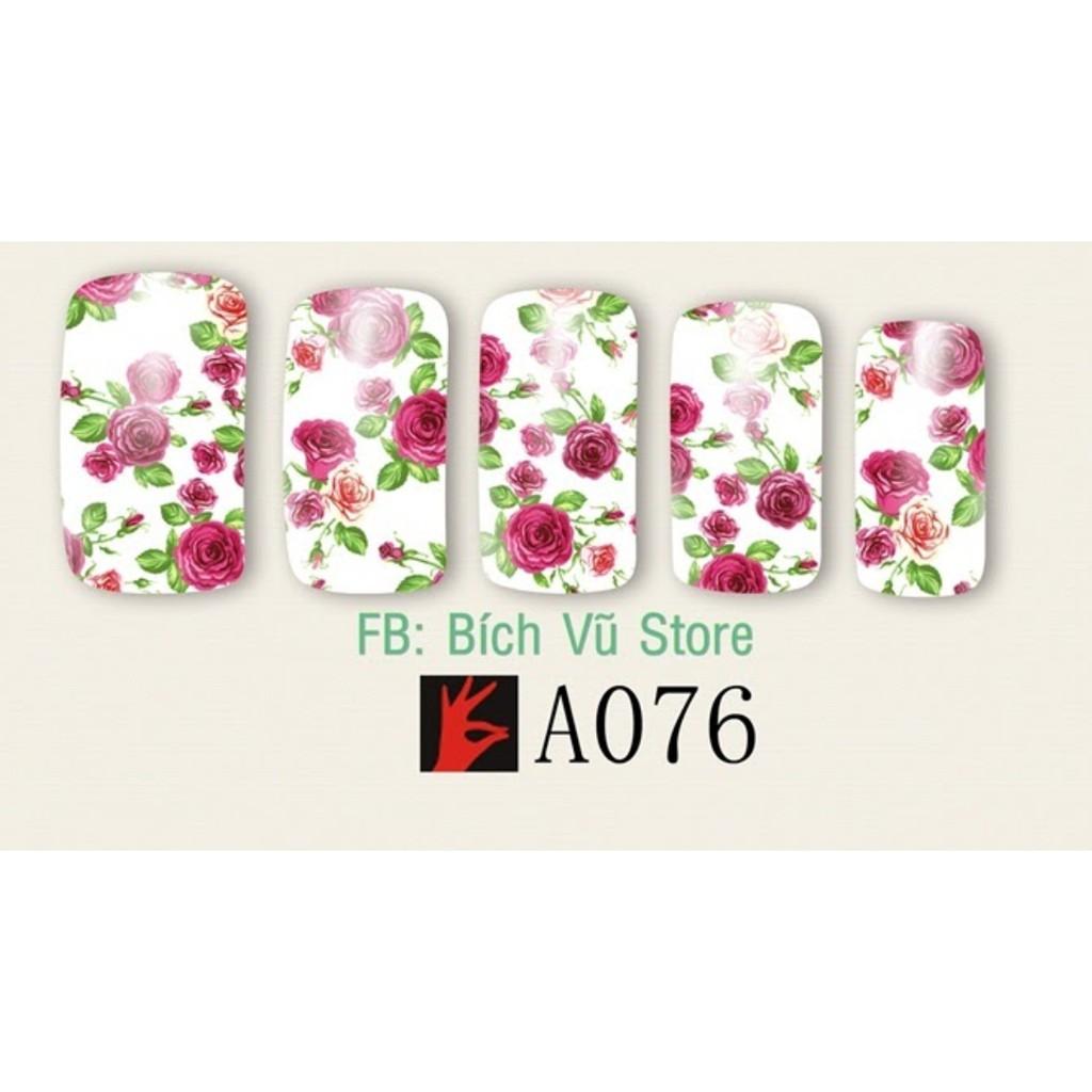 Decal dán móng nước mã A