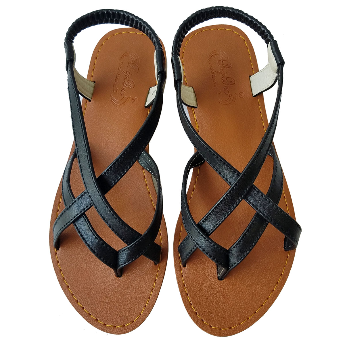 Hình ảnh Giày Sandal Nữ Da Bò Thật BIGGBEN Cao Cấp SDN84