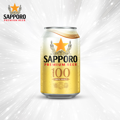 Thùng Sapporo Premium Bia 1OO - 6 lon 330ml