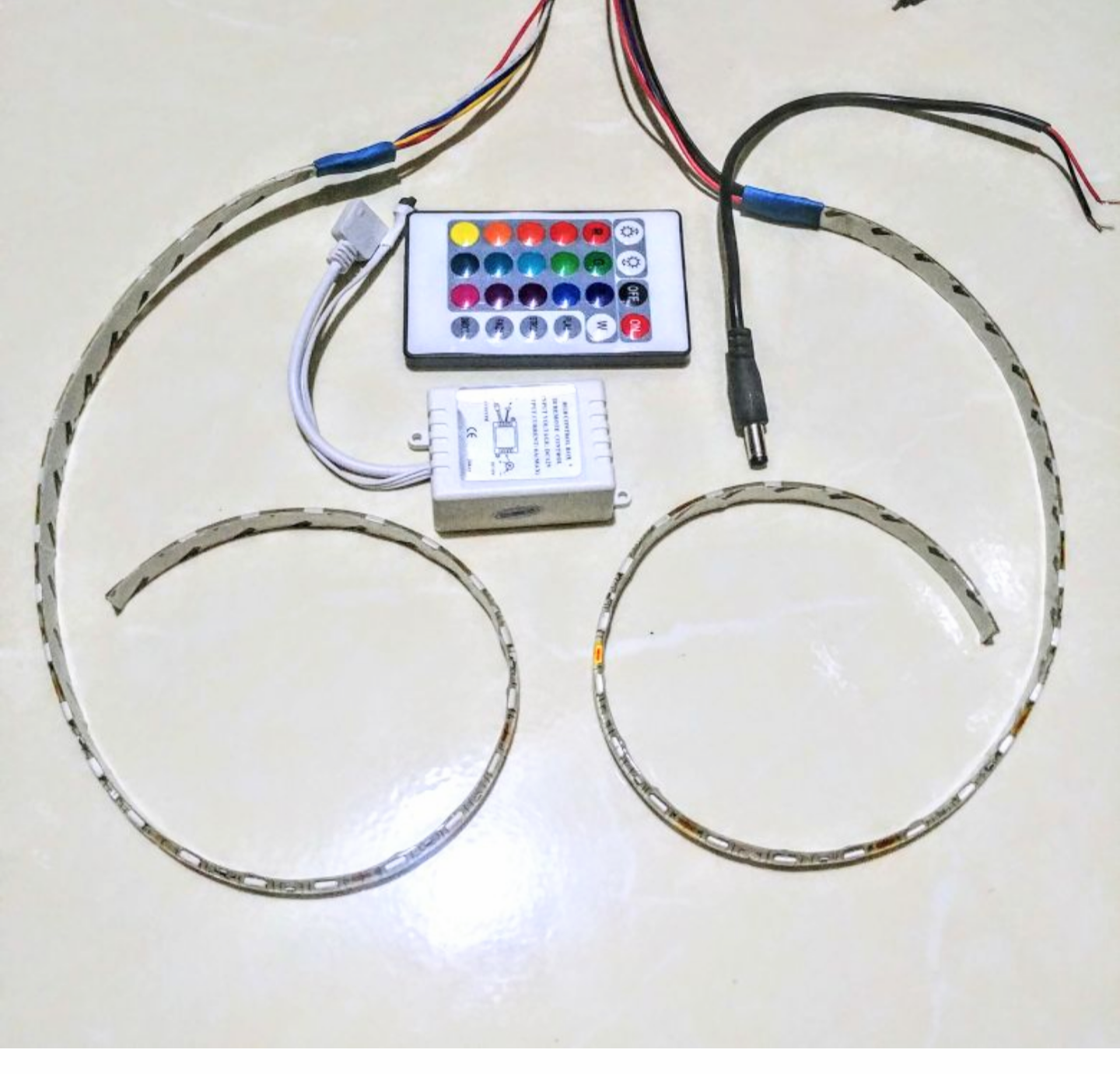 COMBO BỘ 2 DÂY LED TRANG TRÍ XE MÁY XE HƠI ÔTÔ XE ĐẠP ĐIỆN XE ĐIỆN NHIỀU MÀU CÓ ĐIỀU KHIỂN TỪ XA CỰC ĐẸP HÀNG CHUẨN LOẠI TỐT