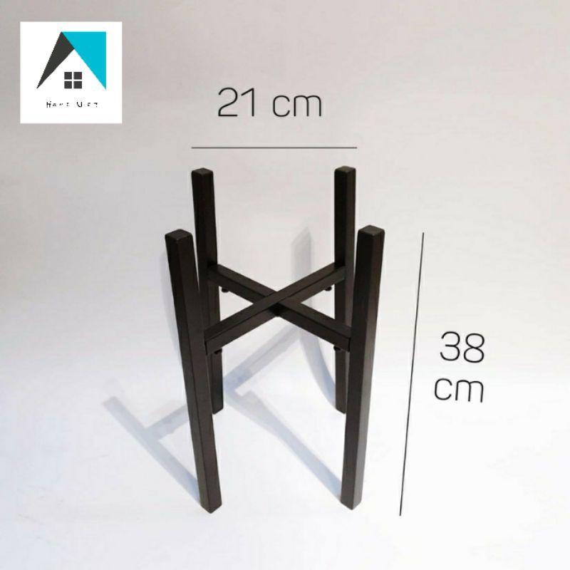 Chân giá đỡ, đôn chậu cây bằng sắt, điều chỉnh mở rộng 20cm - 30cm