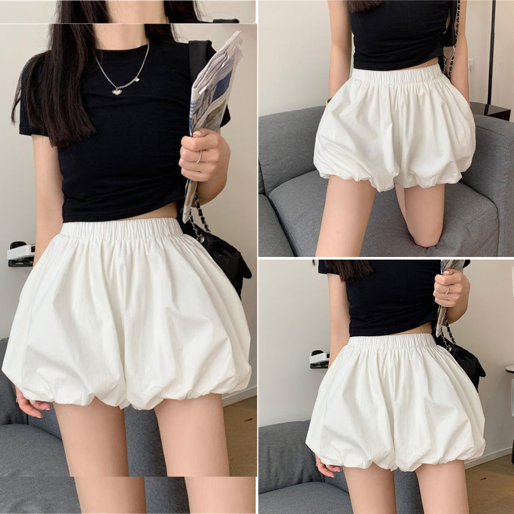 Quần đùi nữ bí, quần nữ ngắn chất voan đẹp mềm mịn size S M L SKUQ-38A