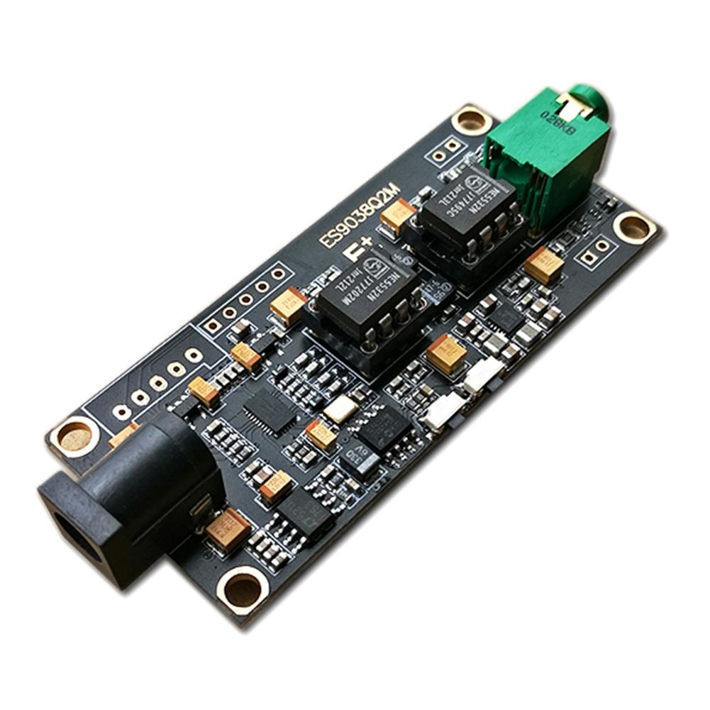Bảng giải mã ES9038Q2M NE5532 I2S Input ES9038 Mô -đun USB không đồng bộ có thể được sử dụng với giao diện Ý