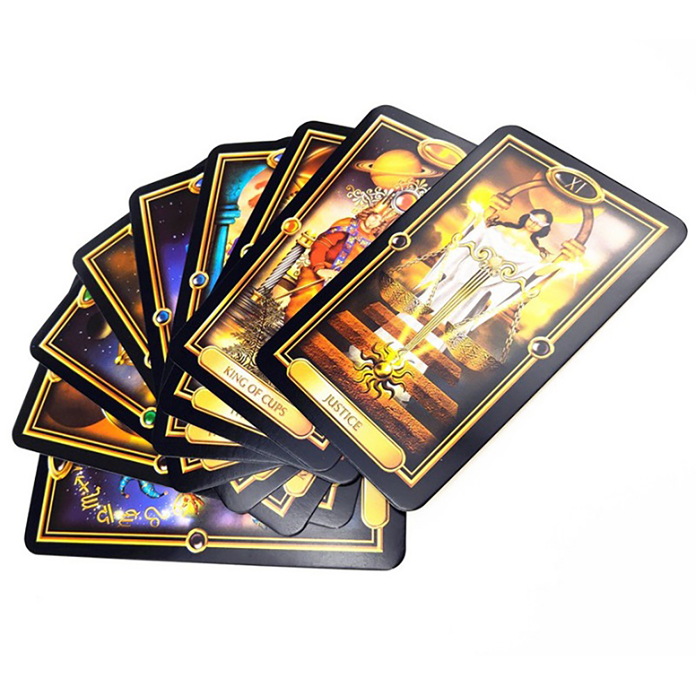 Bộ Bài Tarot Guidance Of Fate Easy Gilded Tarot Đá Thanh Tẩy
