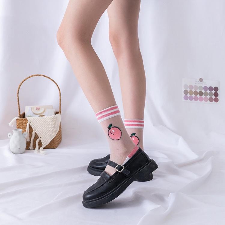 Vớ chân tất chân nữ dễ thương xuyên thấu ngọt ngào đáng yêu VT27
