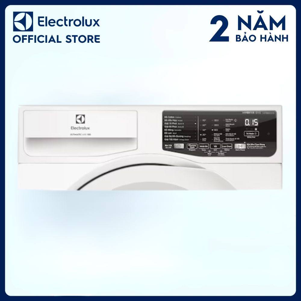 [Giao lắp 0Đ] Máy giặt cửa trước Electrolux 10kg EWF1025DQWB Công nghệ VapourCare diệt 99.9% vi khuẩn và chất dị ứng - Hàng chính hãng